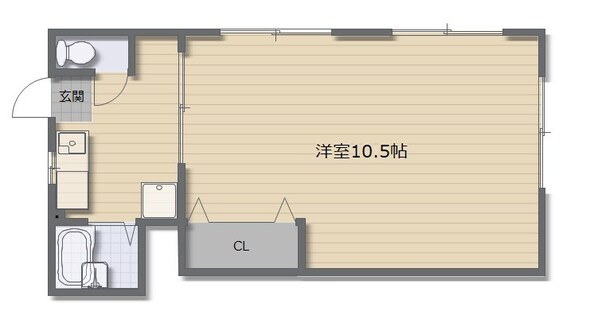 コーポ豊崎の物件間取画像